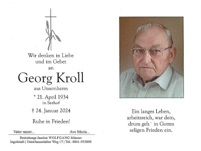 Kroll Georg sen