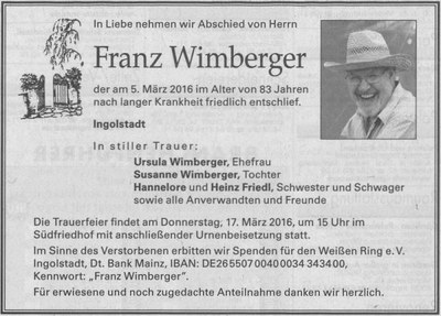 Wimberger Franz